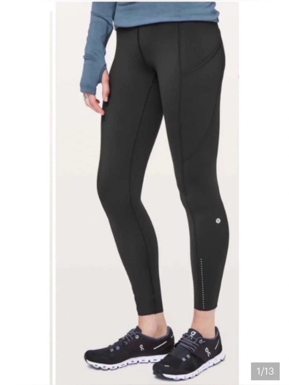 Lululemon Fast And Free Black Leggings Size 6